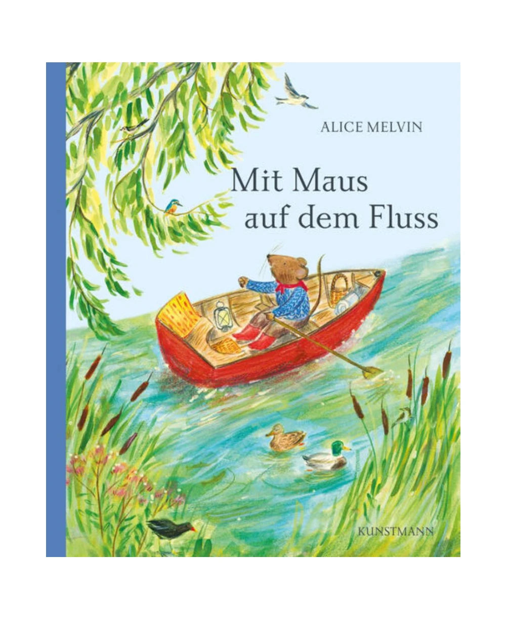 Mit Maus auf dem Fluss