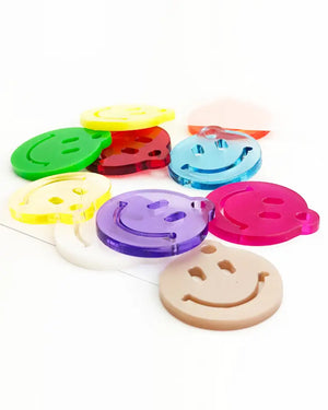 Mo Man Tai - Smiley Schlüsselanhänger Mix (div. Farben)