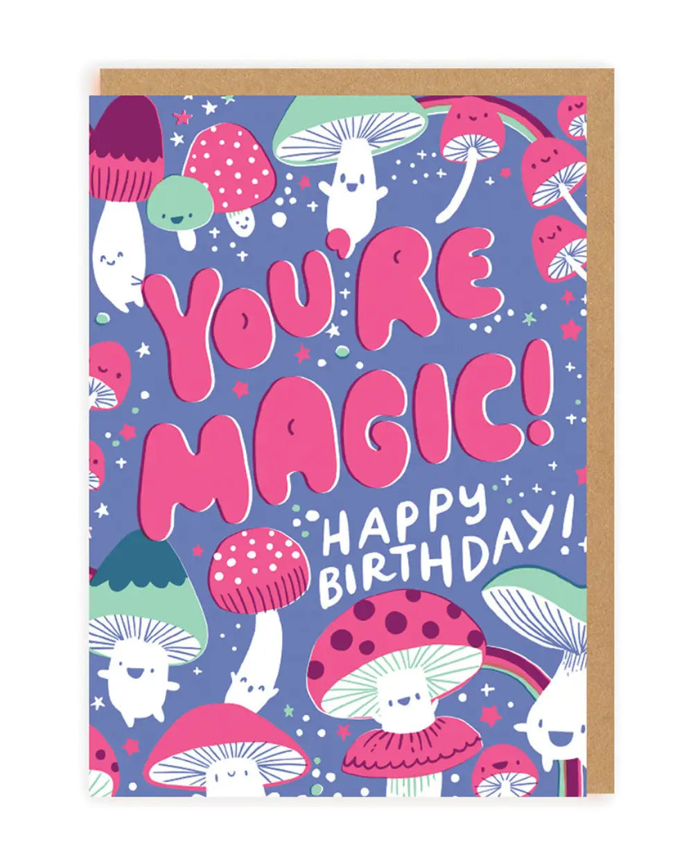 Magic Mushroom Birthday Klappkarte
