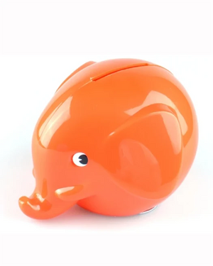 Elefanten Spardose Orange