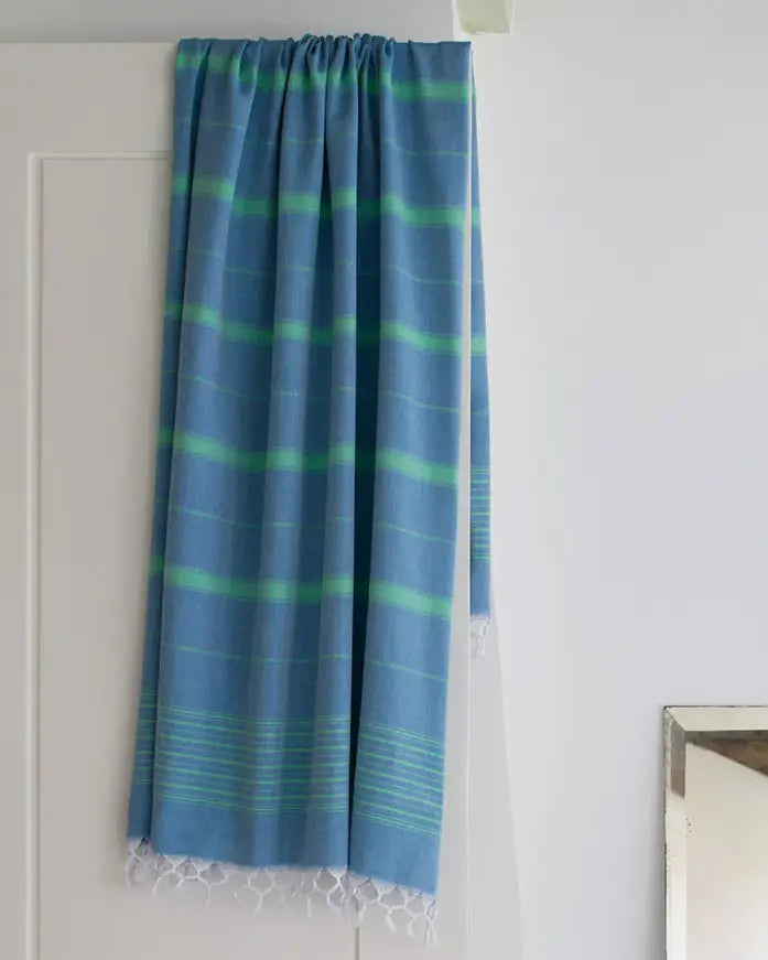 Hamamtuch Ege Ocean Blue Jade Green