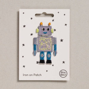 Roboter Aufnäher (zum Aufbügeln)