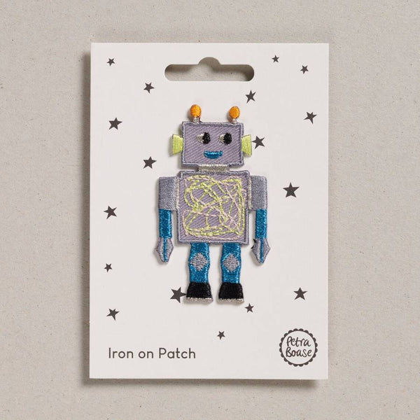 Roboter Aufnäher (zum Aufbügeln)