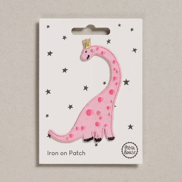 Pink Dino Aufnäher (zum Aufbügeln)