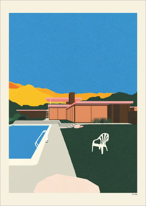Pool Side Print (30x40cm)