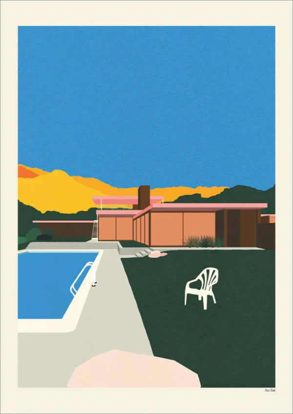 Pool Side Print (30x40cm)