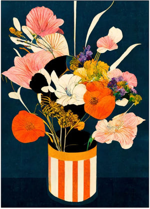 Flowers At Night Print (30x40cm)