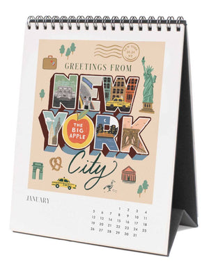 2025 Greetings From Around The World Tischkalender