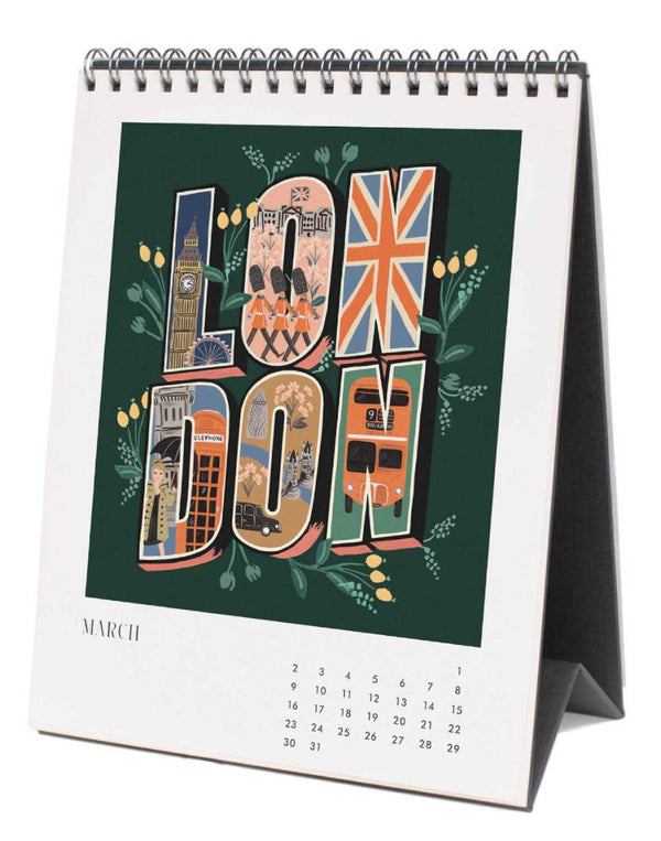 2025 Greetings From Around The World Tischkalender