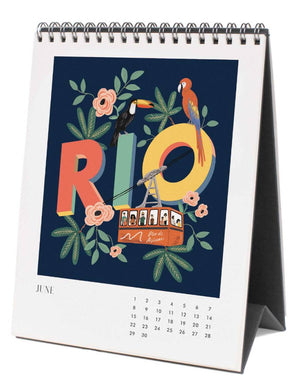 2025 Greetings From Around The World Tischkalender