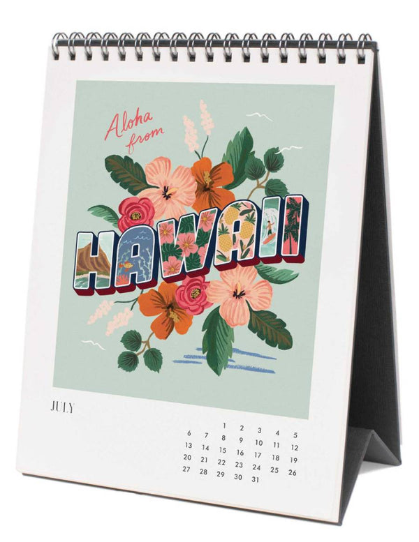 2025 Greetings From Around The World Tischkalender
