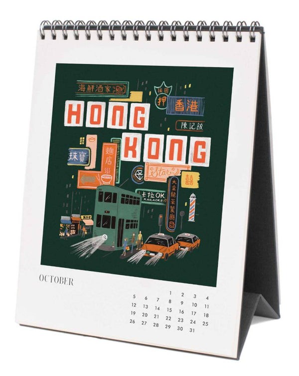 2025 Greetings From Around The World Tischkalender