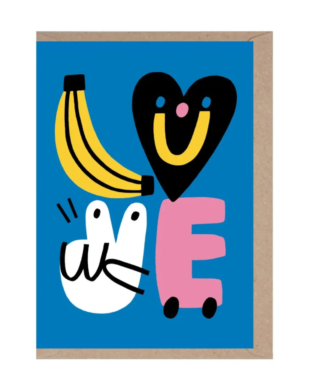 Banana Love Klappkarte
