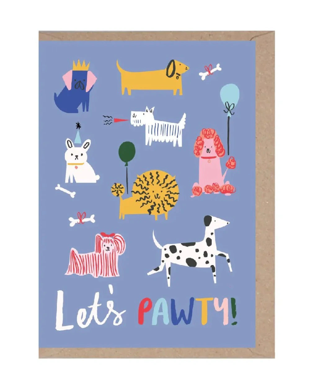 Let's Pawty Klappkarte