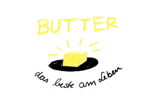 Slinga - Butter Postkarte