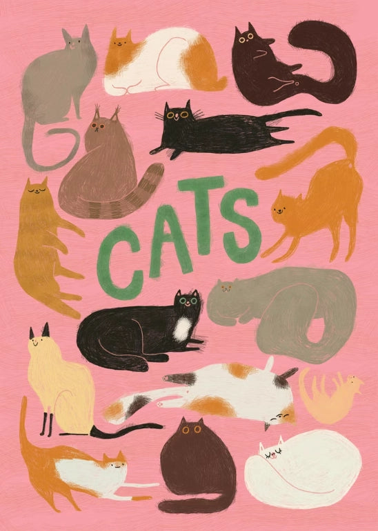Cats Print Din A4