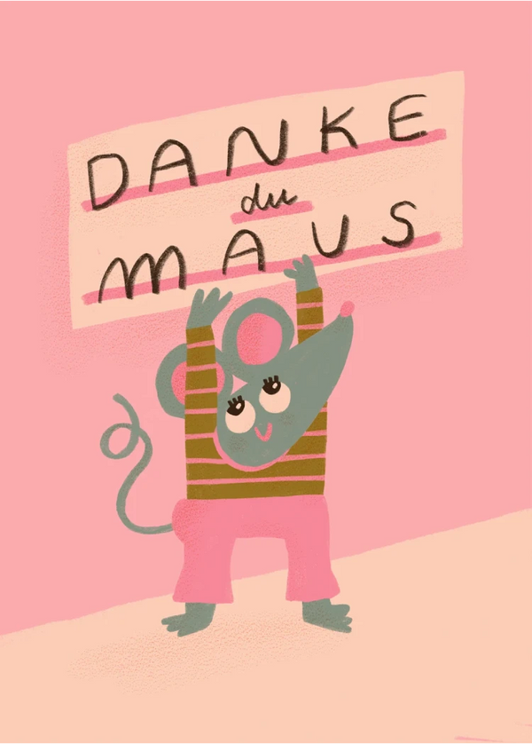 Slinga - Danke du Maus Postkarte