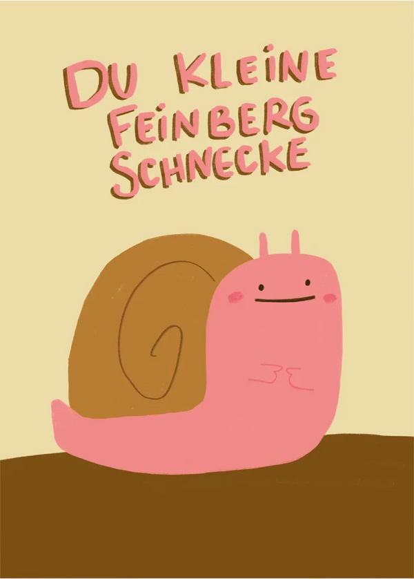 Slinga - Feinbergschnecke Postkarte