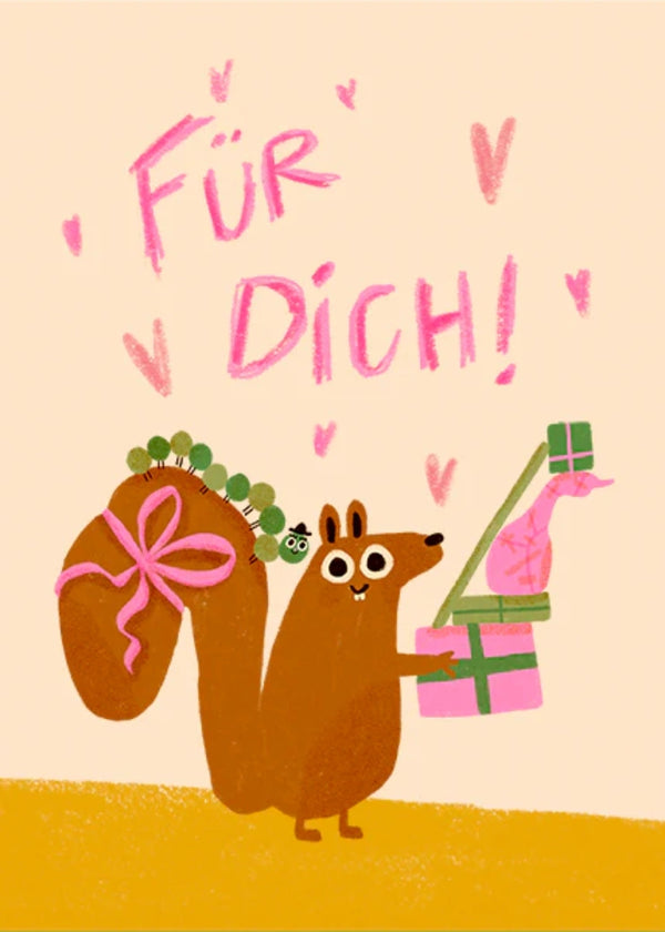 Für Dich Postkarte - Slinga Illustration