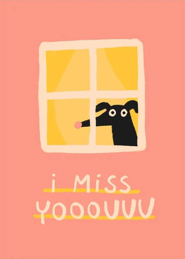 I miss yooouuu Postkarte