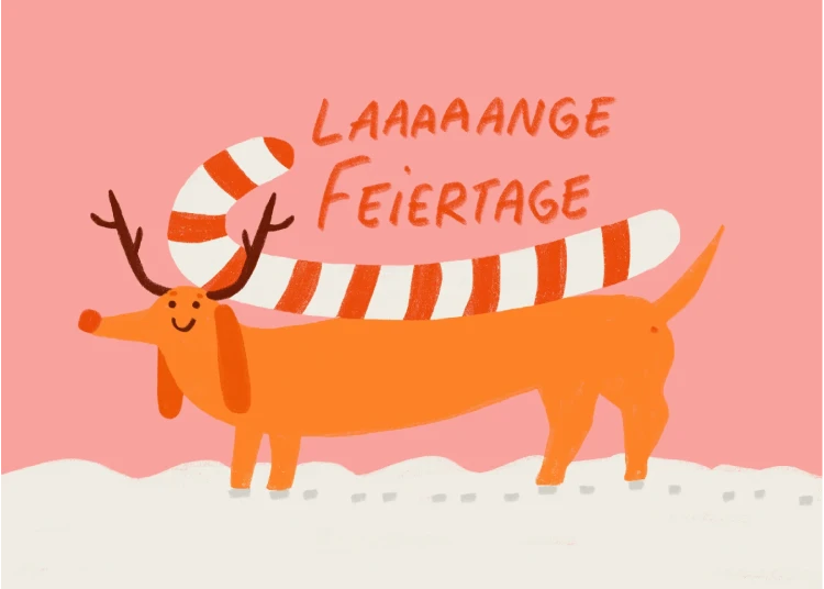 Slinga - Lange Feiertage Postkarte