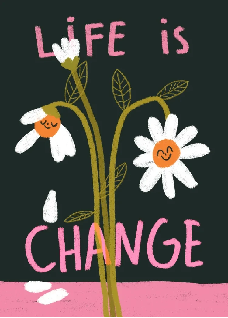 Slinga - Life Is Change Postkarte