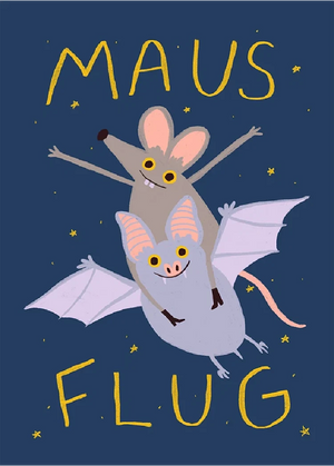 Slinga - Mausflug Fledermäuse Postkarte