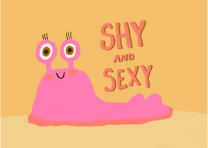 Slinga - Shy and Sexy Postkarte