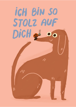 Slinga - Stolz auf dich Postkarte