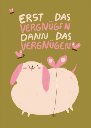 Slinga - Erst das Vergnügen Postkarte