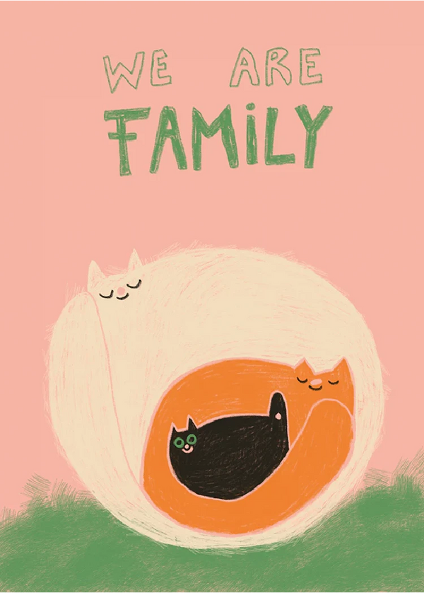 Slinga - We Are Family Postkarte