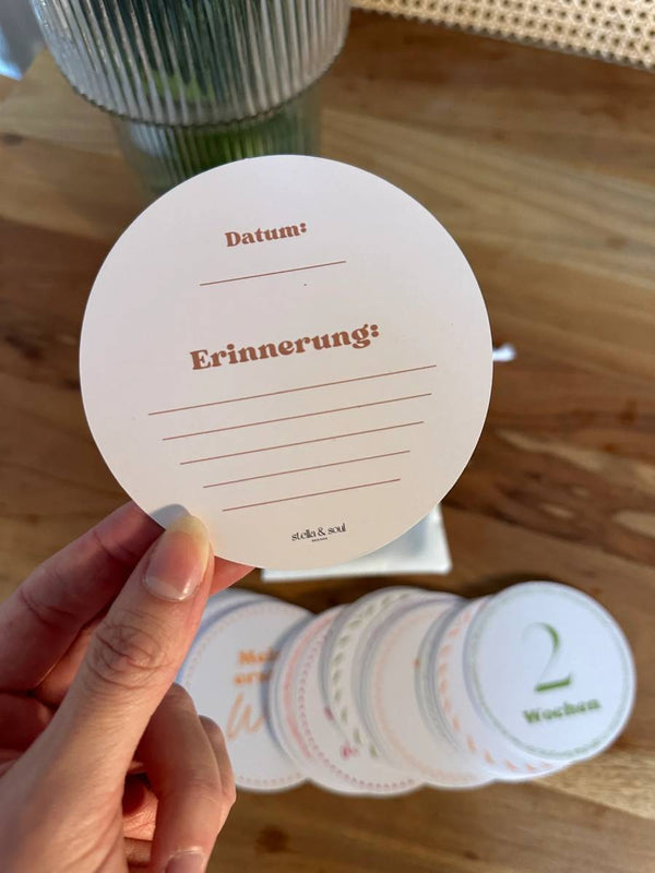 Mein erstes Jahr | Baby Meilensteinkarten
