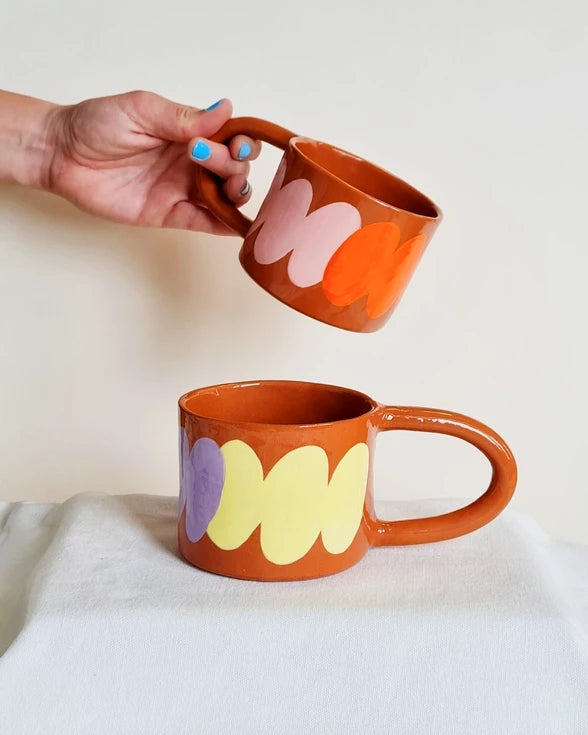 Funky Mug Yellow & Purple