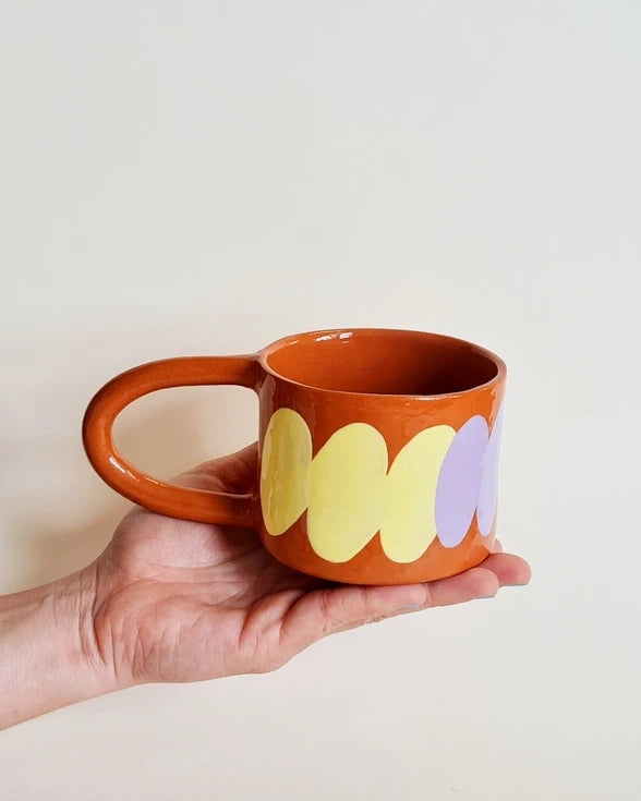 Funky Mug Yellow & Purple