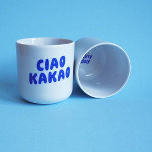 Ciao Kakao Becher Blau