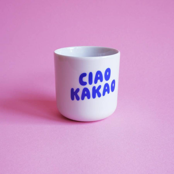 Ciao Kakao Becher Blau