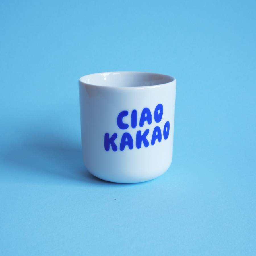 Ciao Kakao Becher Blau