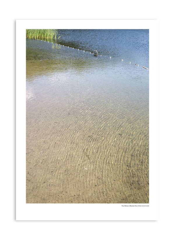 Wochenender Serie: Blunker See Poster (Din A3)