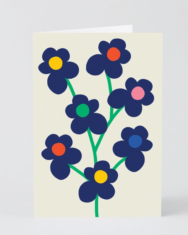 Flower Bouquet Klappkarte