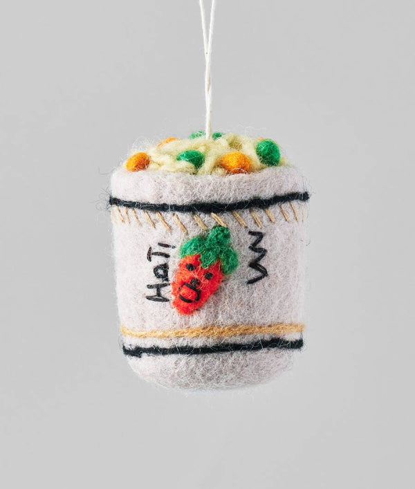 Cup Noodle Filzanhänger