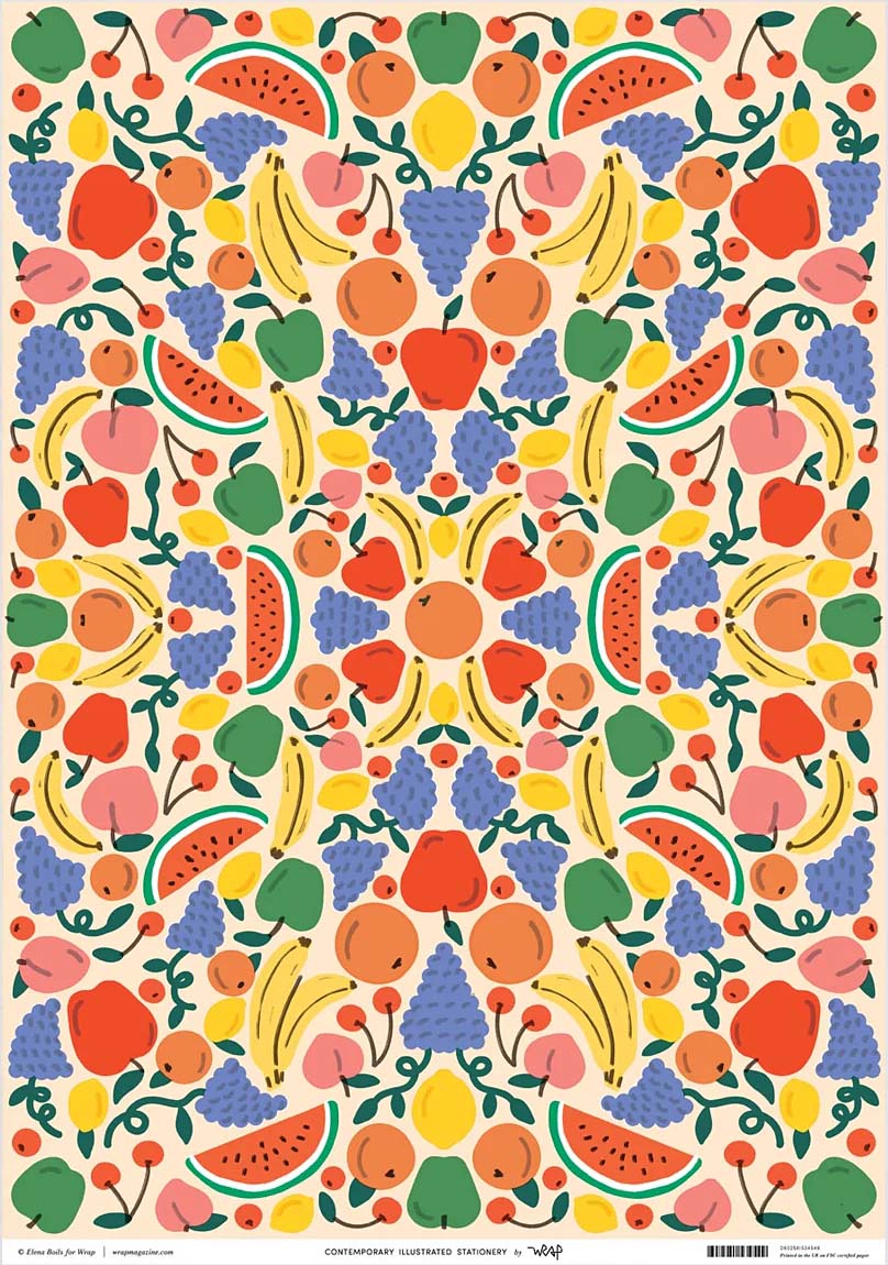 Fruit Cocktail Geschenkpapier