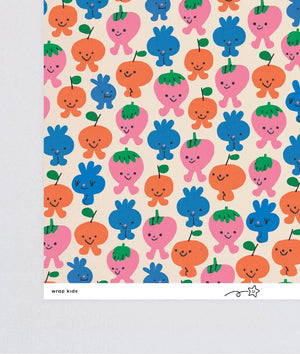 Birthday Fruits Geschenkpapier