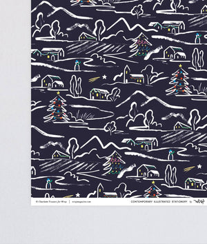 Winter Landscape Geschenkpapier