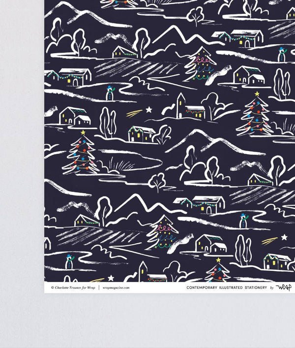 Winter Landscape Geschenkpapier