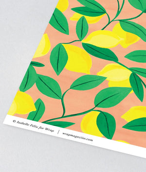 Lemons Geschenkpapier