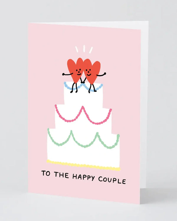 To The Happy Couple Klappkarte