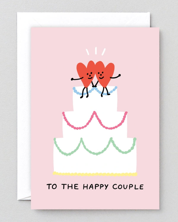 To The Happy Couple Klappkarte