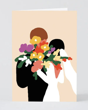 Wedding Days Flower Klappkarte