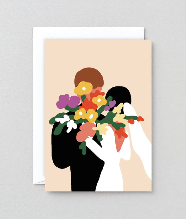 Wedding Days Flower Klappkarte