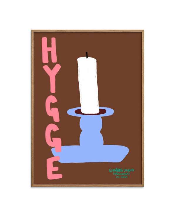 Hygge Candle Poster (Din A3)